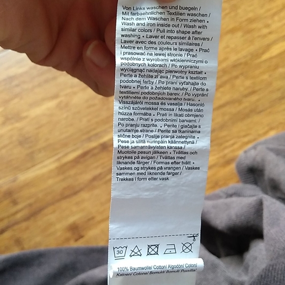 Mens V Neck pullover cotton sweater size M - Picture 6 of 6